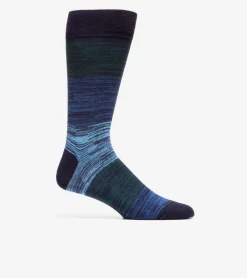 1 Pack Men's Marled Colorblock Dress Crew Socks*Cole Haan Online