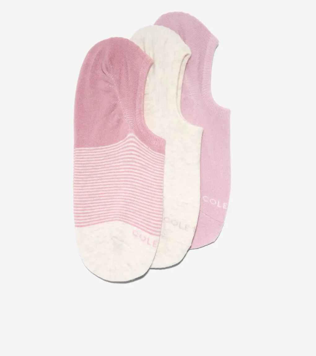 3 Pack Stripe Sneaker Liner Socks*Cole Haan Cheap