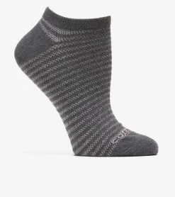3 Pack Textured Stripe Supersoft Low Cut Socks*Cole Haan Shop