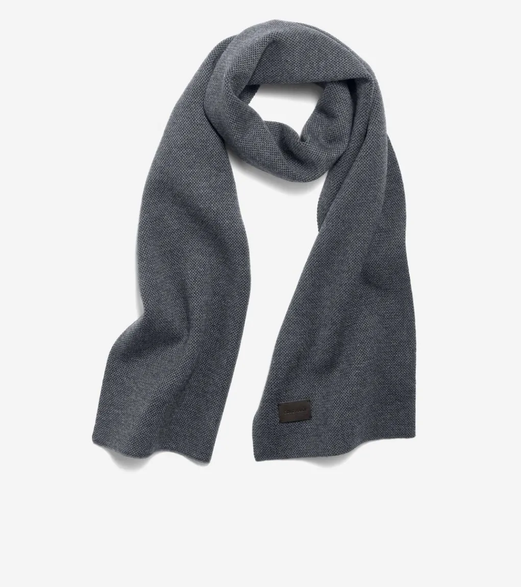 Birdseye Knit Scarf*Cole Haan Sale