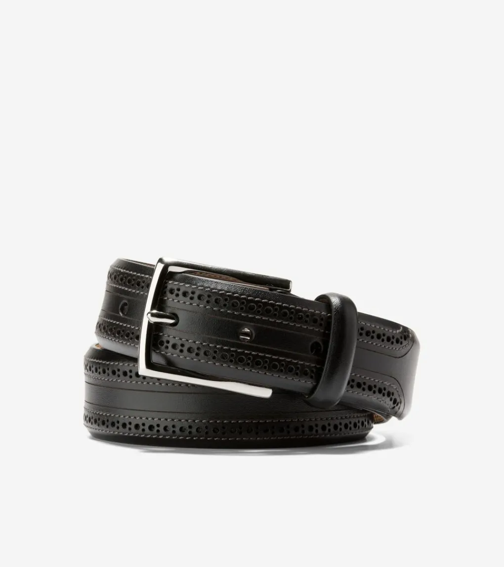 Men's Brogued Belt*Cole Haan Flash Sale