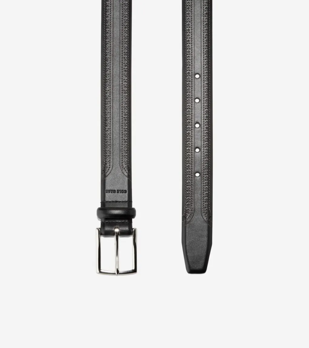 Men's Brogued Belt*Cole Haan Flash Sale
