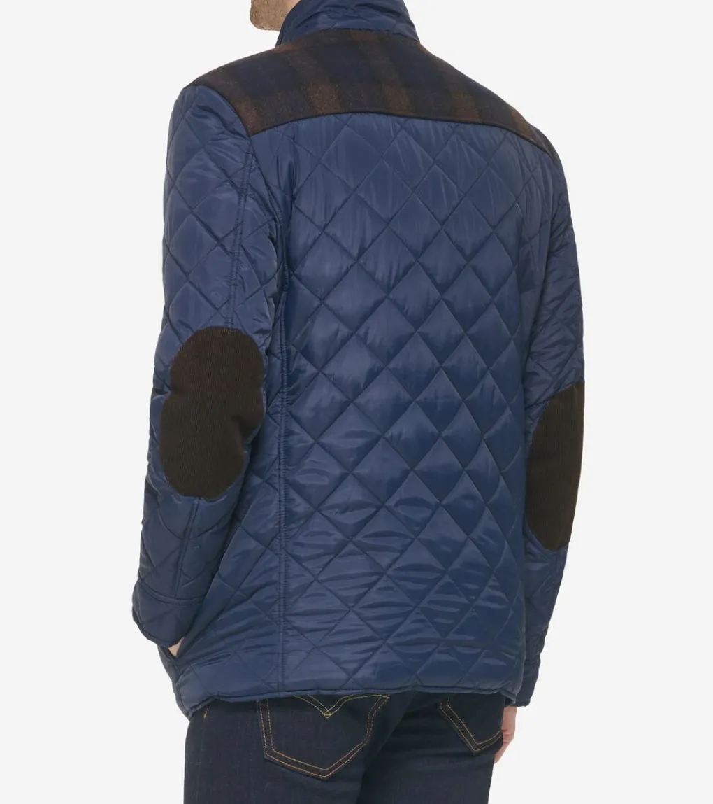 Men's Mix Media Diamond Quilted Jacket*Cole Haan Discount