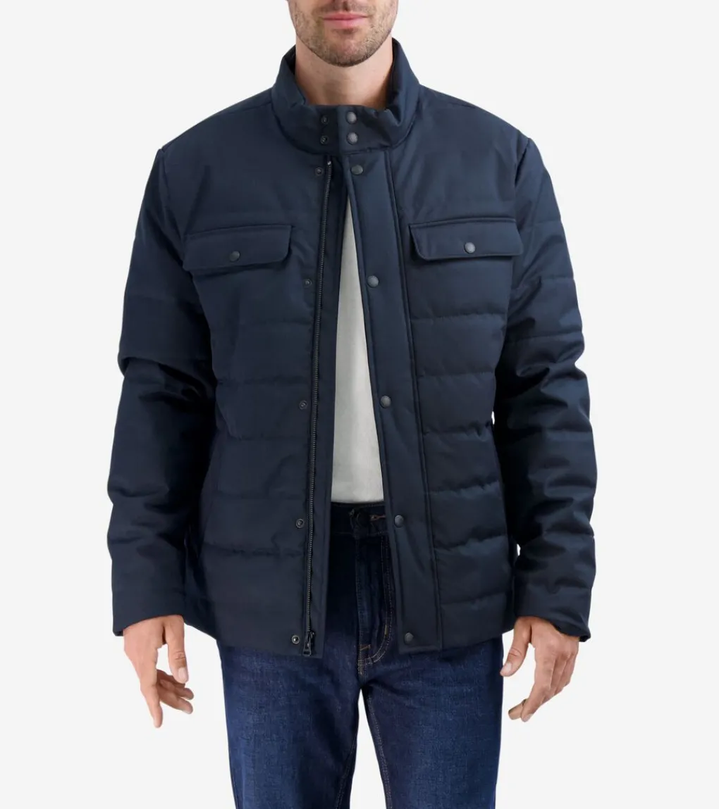 Men's Quilted Rain Jacket*Cole Haan Hot