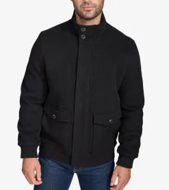 Men's Stand Collar Bomber Jacket*Cole Haan Best Sale