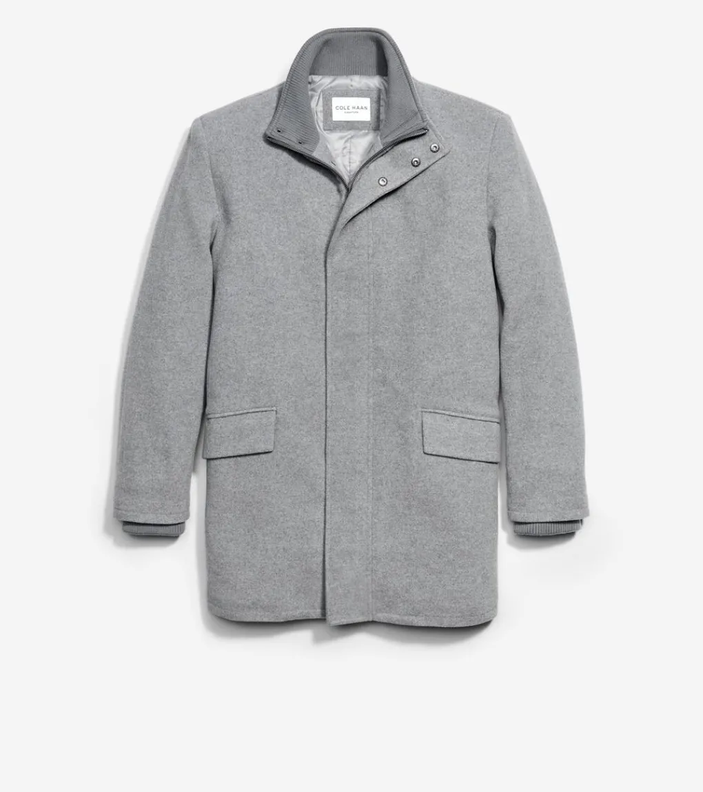 Men's Stand Collar Car Coat*Cole Haan Outlet