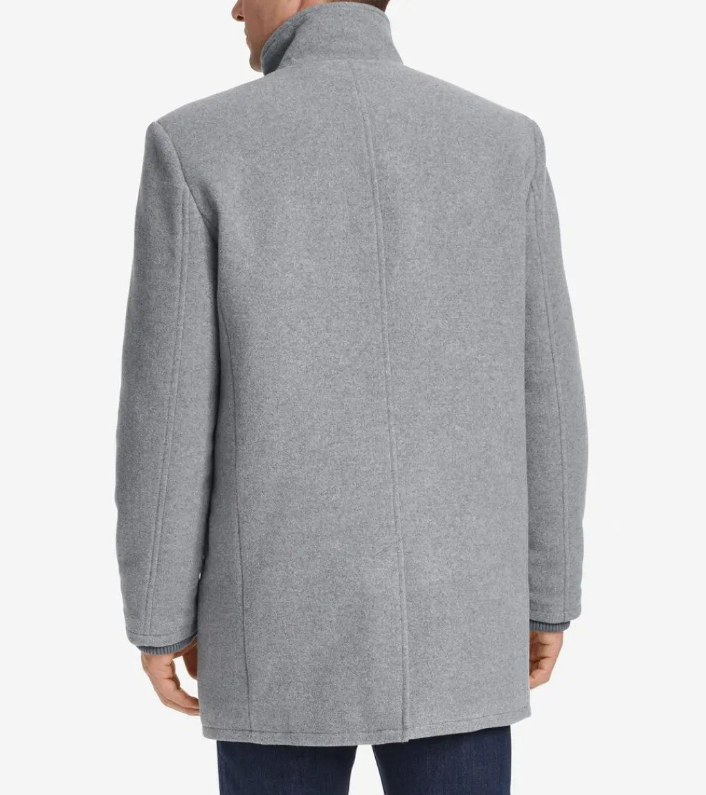 Men's Stand Collar Car Coat*Cole Haan Outlet