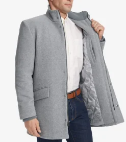 Men's Stand Collar Car Coat*Cole Haan Outlet