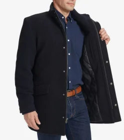 Men's Stand Collar Car Coat*Cole Haan Online