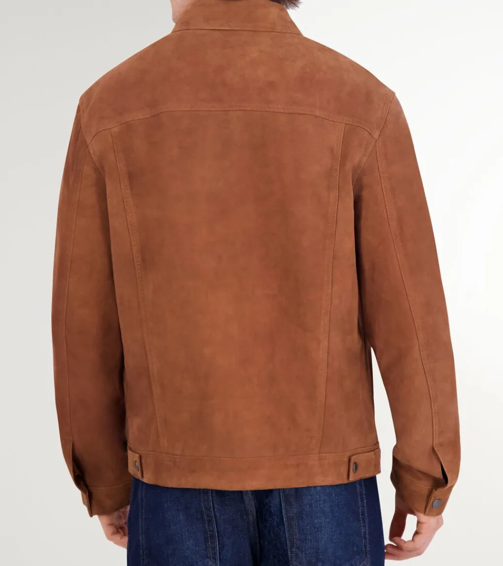 Men's Suede Trucker Jacket*Cole Haan Shop