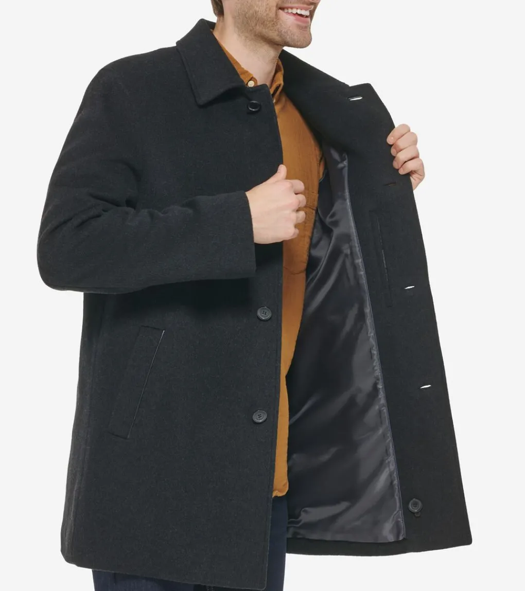 Men's Wool Cashmere Top Coat*Cole Haan Discount