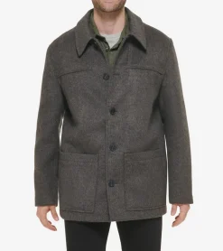Men's Wool Patch Pocket Jacket*Cole Haan Cheap