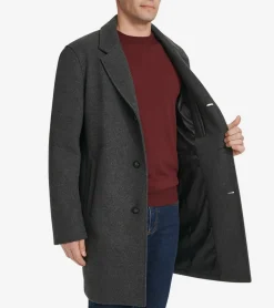 Men's Wool Top Coat*Cole Haan New
