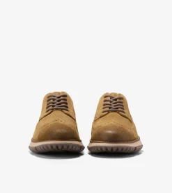 Men's 4.ZER&Oslash;GRAND Wingtip Winter Oxfords*Cole Haan Best Sale