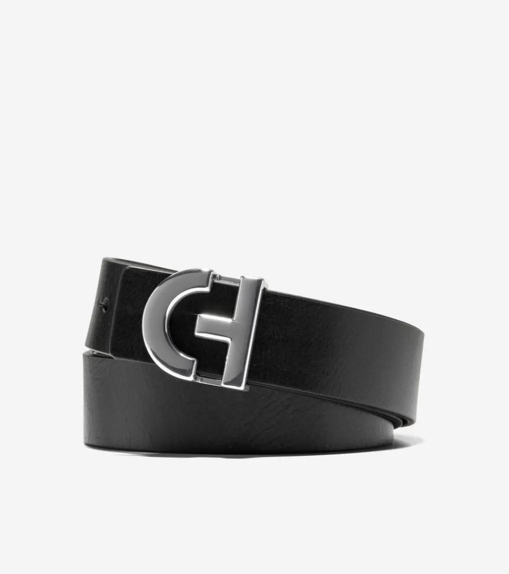 32mm Logo Plaque Belt*Cole Haan Flash Sale