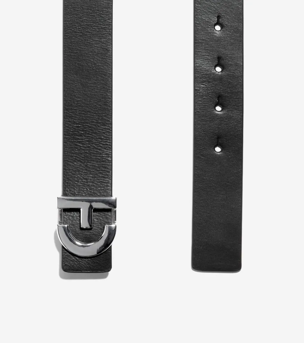 32mm Logo Plaque Belt*Cole Haan Flash Sale