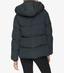 Twill Down Jacket With High Low Hem*Cole Haan Hot