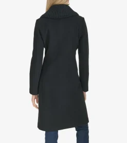 Women's Knit-Collar Coat*Cole Haan Online