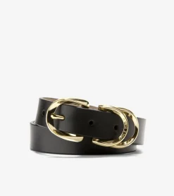 Women's 25mm Slim Double Loop Belt*Cole Haan Best Sale