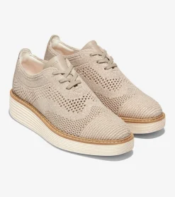 Women's &Oslash;riginalGrand Stitchlite&trade; Platform Wingtip Oxfords*Cole Haan Store