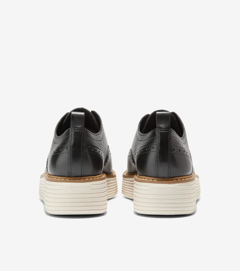 Women's ØriginalGrand Platform Wingtip Oxfords*Cole Haan Cheap