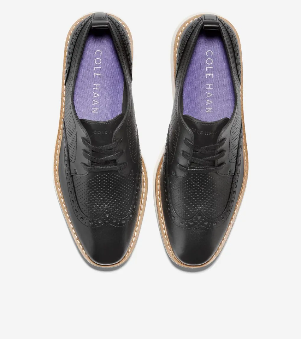 Women's ØriginalGrand Platform Wingtip Oxfords*Cole Haan Cheap