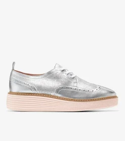 Women's &Oslash;riginalGrand Platform Wingtip Oxfords*Cole Haan Discount