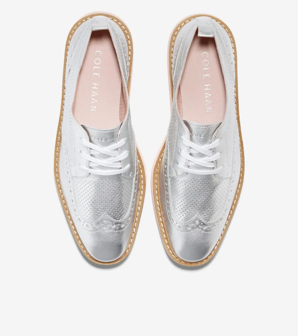 Women's ØriginalGrand Platform Wingtip Oxfords*Cole Haan Discount