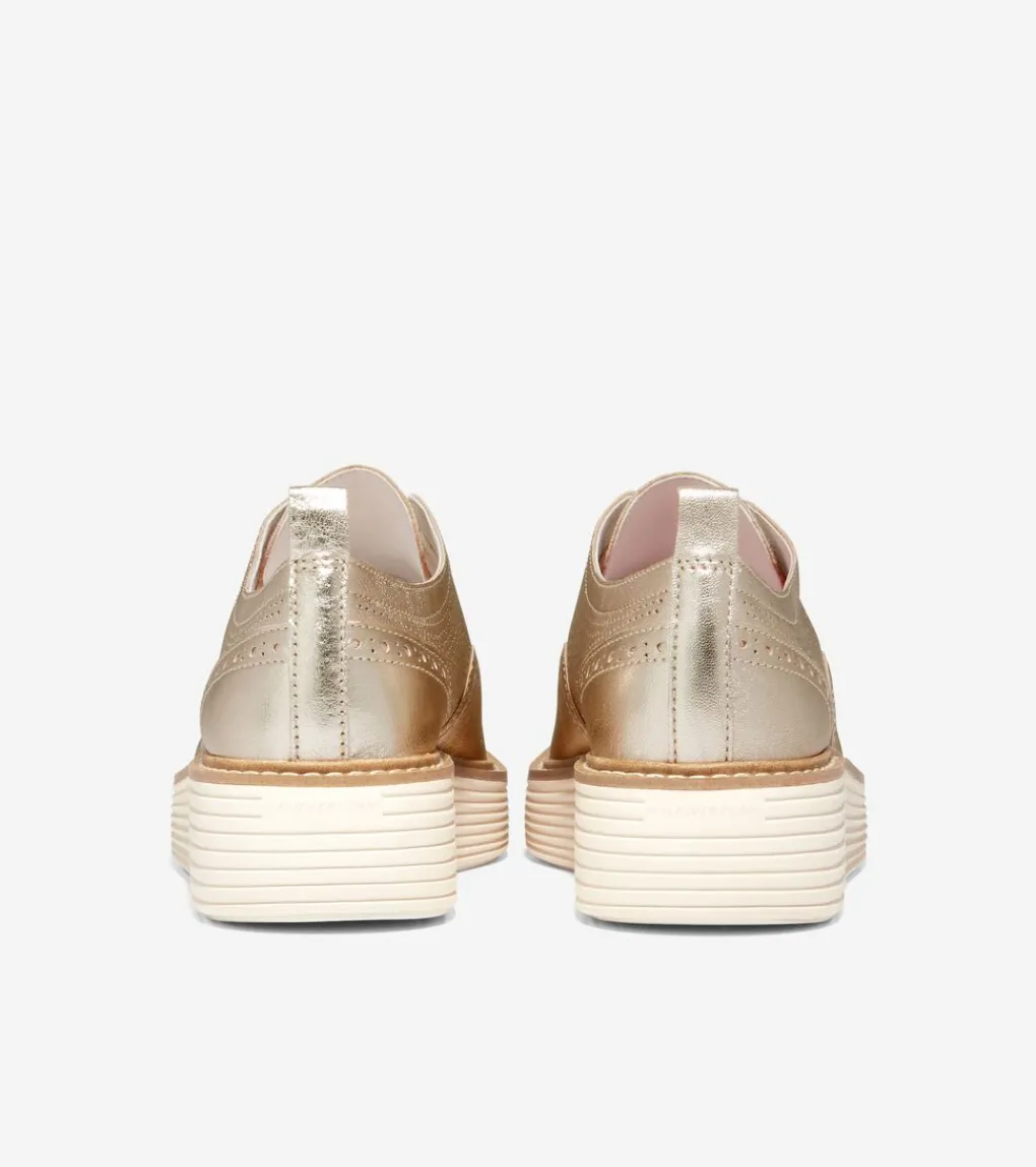 Women's ØriginalGrand Platform Wingtip Oxfords*Cole Haan Flash Sale