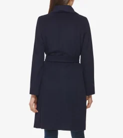 Women's Oversized Collar Wrap Coat*Cole Haan New