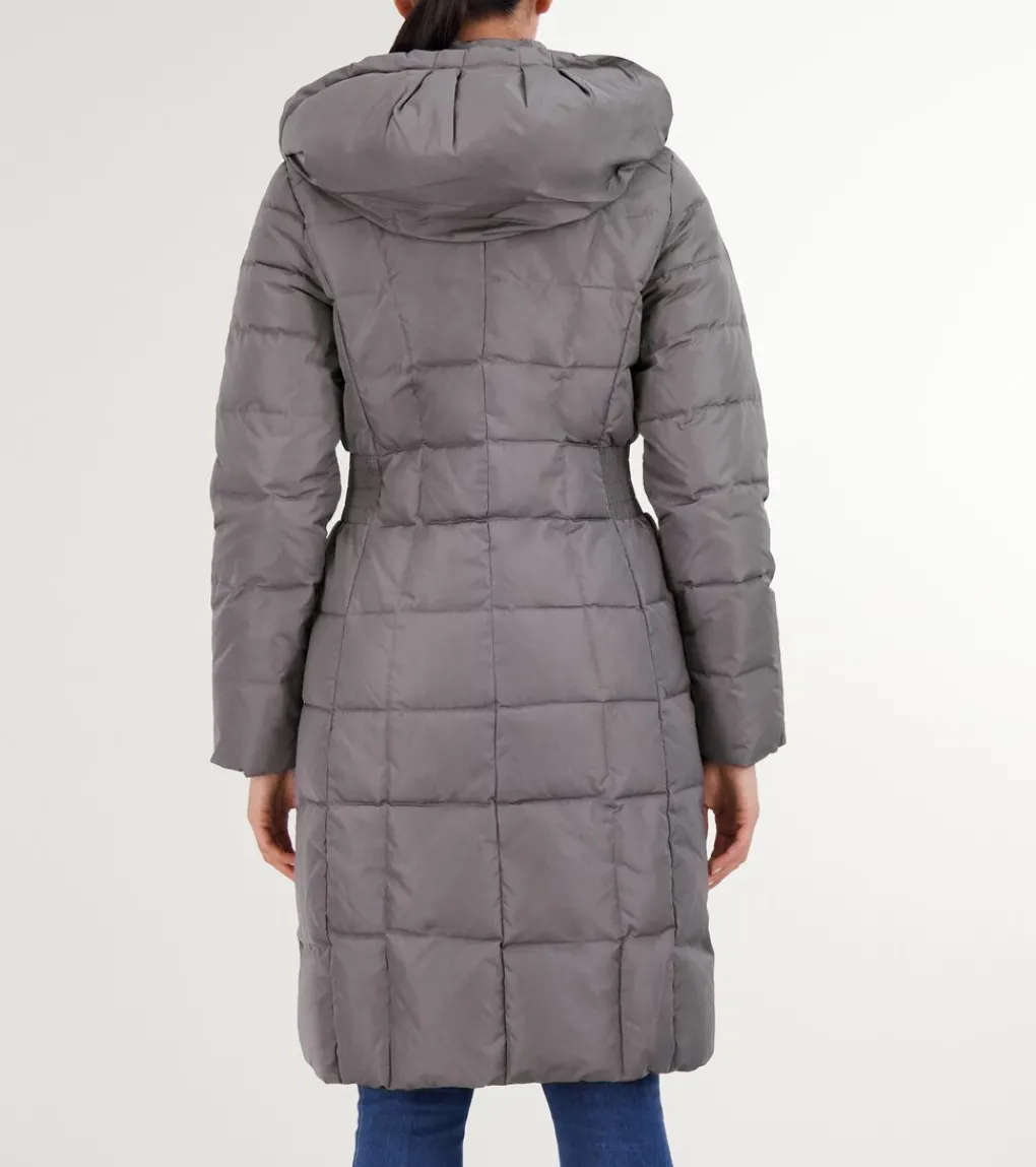 Women's 40" Signature Hooded Taffeta Down Coat*Cole Haan Best Sale