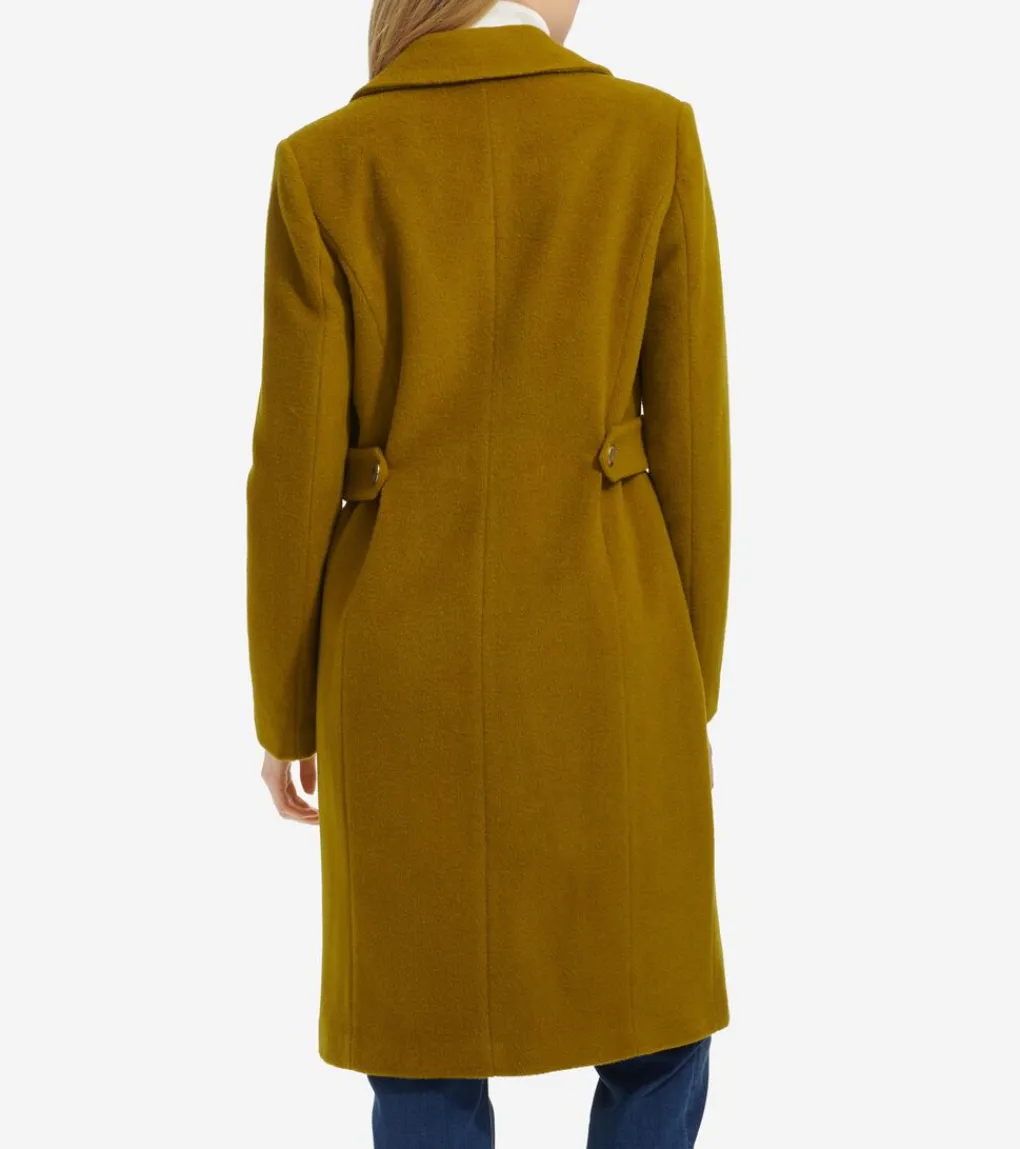 Women's Slick Wool Coat*Cole Haan Cheap