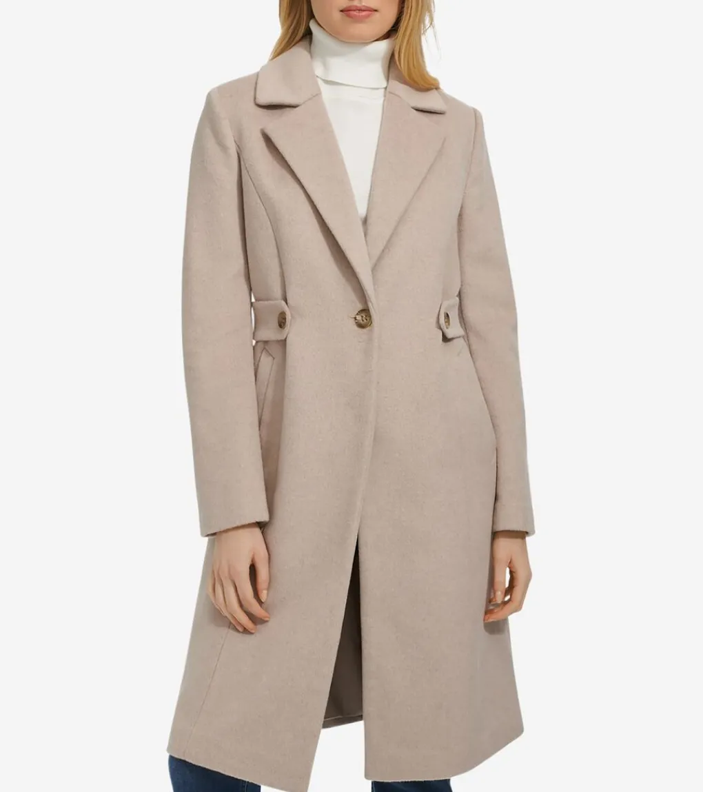 Women's Slick Wool Coat*Cole Haan Hot