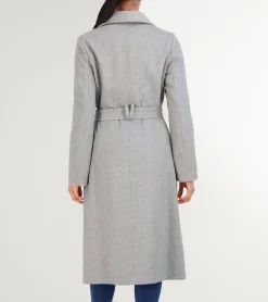 Women's Slick Wool Long Coat*Cole Haan Clearance