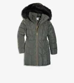 Women's Taffeta Down Coat*Cole Haan Best Sale