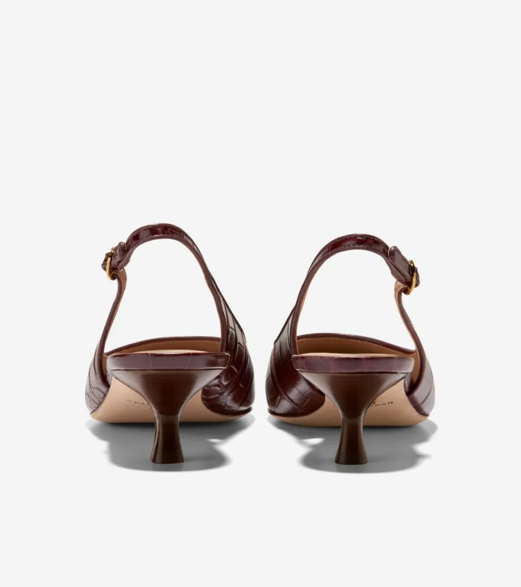 Women's Tayla Kitten Heel Slingback Pumps 45MM*Cole Haan Clearance