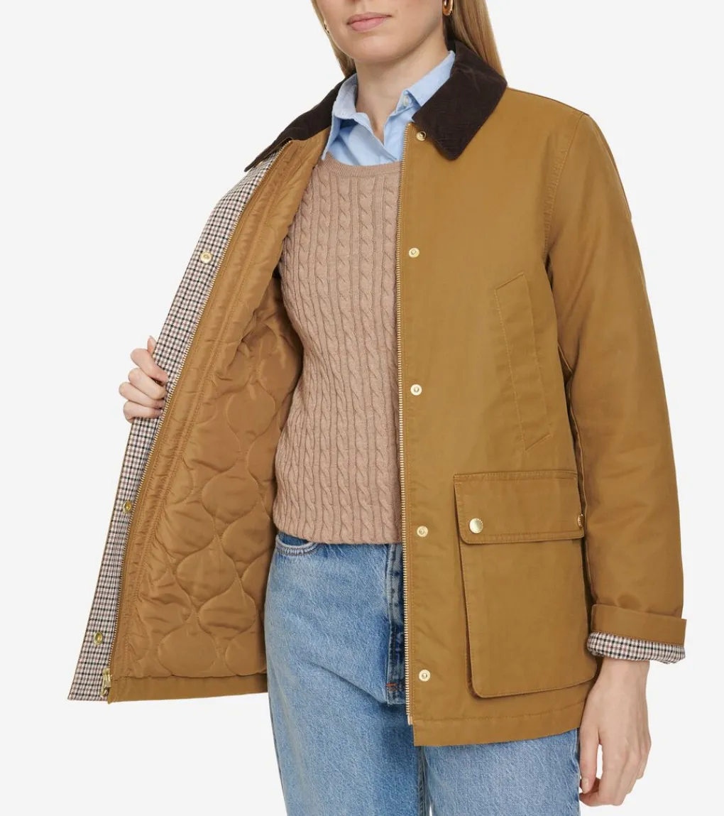 Women's Waxed Cotton Hunter Jacket*Cole Haan Cheap