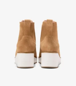 Women's ZER&Oslash;GRAND City Wedge Water Proof Chelsea Boots*Cole Haan Clearance