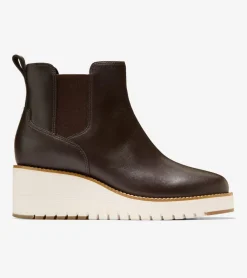 Women's ZER&Oslash;GRAND City Wedge Waterproof Chelsea Boots*Cole Haan Cheap