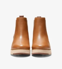 Women's ZER&Oslash;GRAND City Wedge Waterproof Chelsea Boots*Cole Haan New