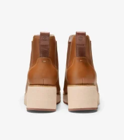 Women's ZER&Oslash;GRAND City Wedge Waterproof Chelsea Boots*Cole Haan New