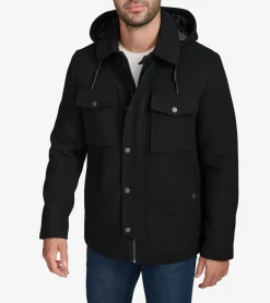 Wool Twill Field Jacket*Cole Haan Fashion