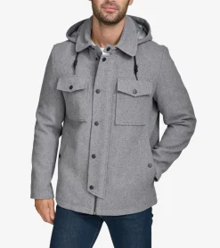 Wool Twill Field Jacket*Cole Haan Cheap