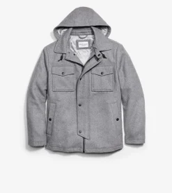 Wool Twill Field Jacket*Cole Haan Cheap